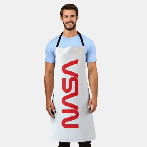 Iconic NASA Circa Apron Rocket White