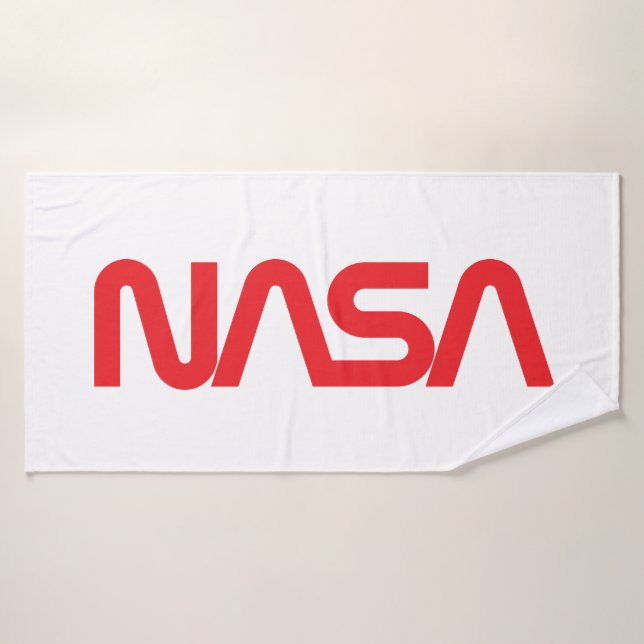 Iconic NASA Circa Bath Towel (Rocket White) (Bath Towel)
