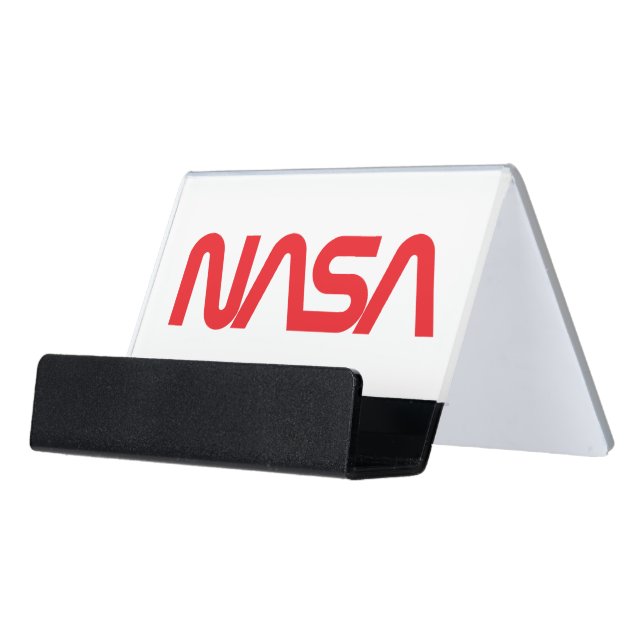 Iconic NASA Circa Card Holder (Rocket White) (Angled Front)