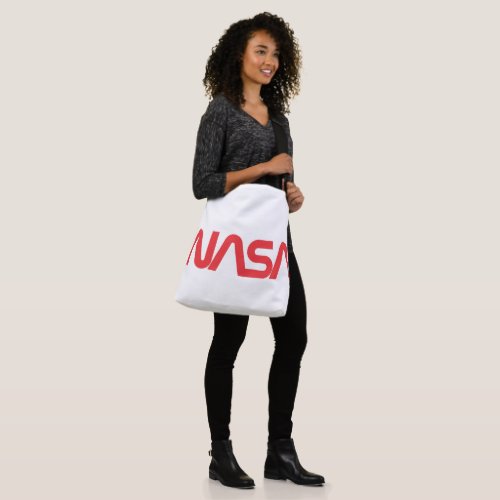 Iconic NASA Circa Cross Body Tote Rocket White