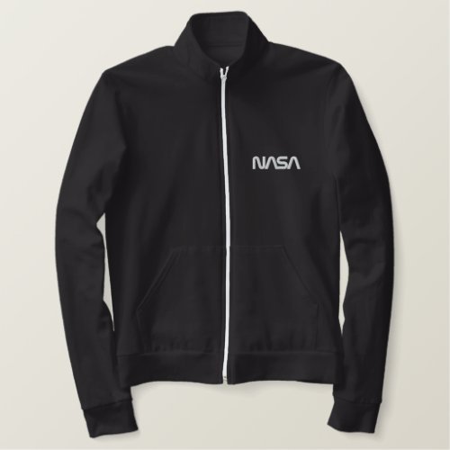 Iconic NASA Circa Eclipse Black Embroidered Jacket