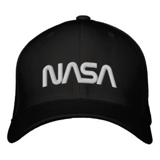 Iconic NASA Circa Eclipse Black Wool Embroidered Baseball Cap