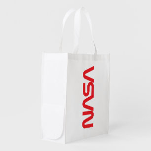 Iconic NASA Circa Grocery Bag (Rocket White)