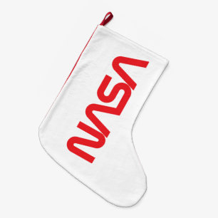 Iconic NASA Circa Holiday Stocking (Rocket White)
