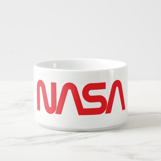 Iconic NASA Circa Porcelain Bowl (Rocket White) (Center)