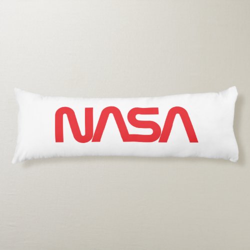 Iconic NASA Circa Rocket White Cotton Body Pillow