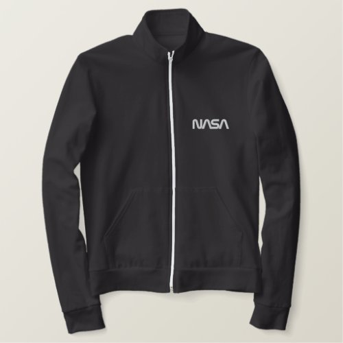 Iconic NASA Circa Womens Eclipse Black Embroidered Jacket