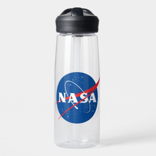 Iconic NASA Clear Water Bottle 25 oz