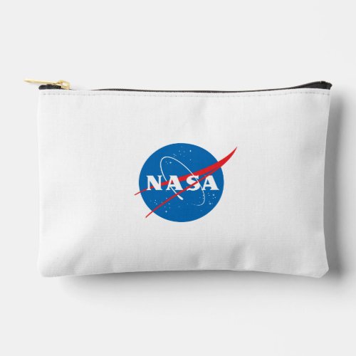Iconic NASA Cosmetics Bag Rocket White