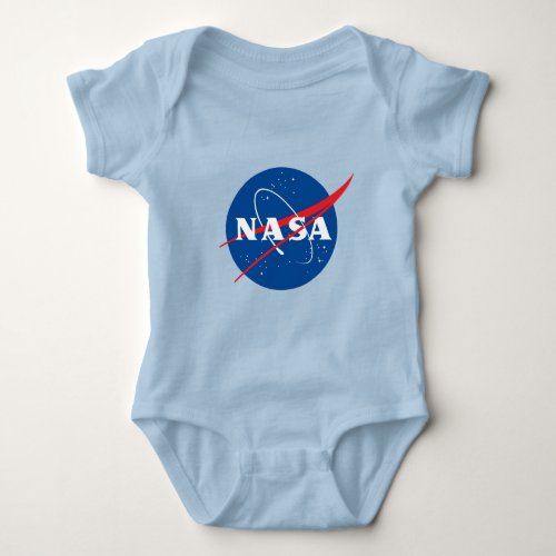 Iconic NASA Cotton Baby Bodysuit Uranus Blue