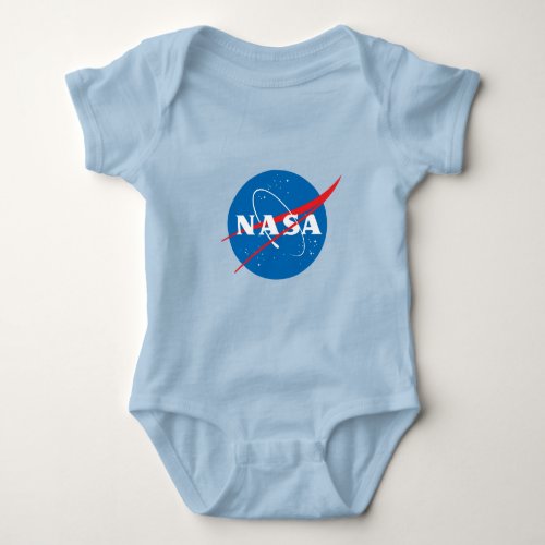 Iconic NASA Cotton Baby Bodysuit Uranus Blue