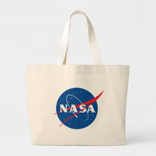 Iconic NASA Cotton XL Tote Bag (Pluto Cream)