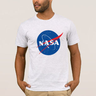 Iconic NASA Fitted Cotton T-Shirt (Mercury Gray)