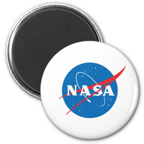 Iconic NASA Fridge Magnet Round Square