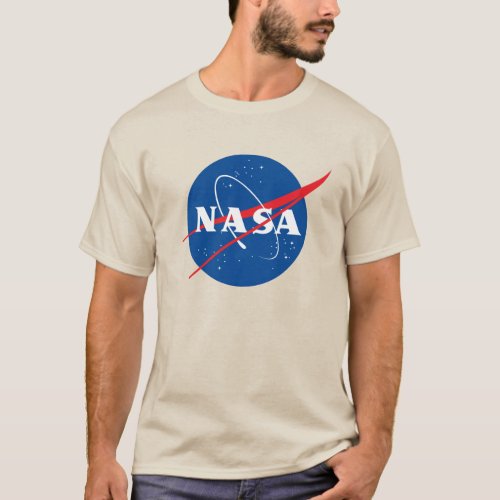 Iconic NASA Heavy Cotton T_Shirt Jupiter Beige