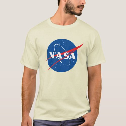 Iconic NASA Heavy Cotton T_Shirt Pluto Cream