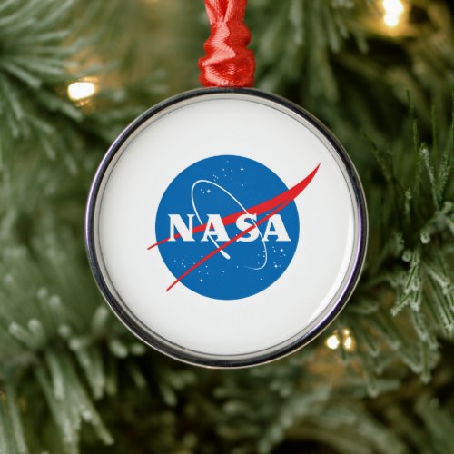 Iconic NASA Holiday Ornament Round