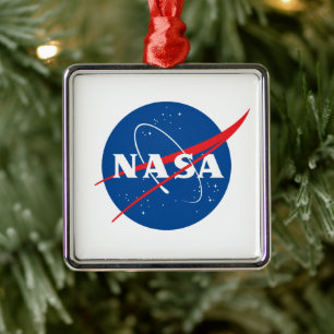 Iconic NASA Holiday Ornament (Square)