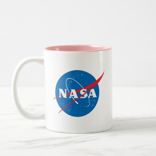 Iconic NASA Horizon Pink Trim Ceramic Mug