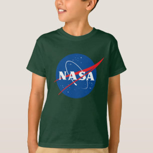 Iconic NASA Kids’ Aurora Green T-Shirt (XS–XL)