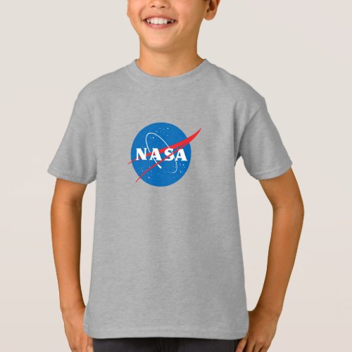 Iconic NASA Kids Gray T_Shirt Youth XSXL