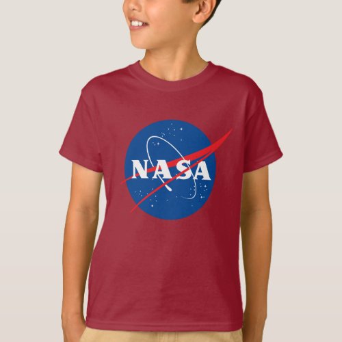 Iconic NASA Kids Mars Red T_Shirt XSXL