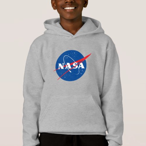 Iconic NASA Kids Moon Gray Hoodie XSXL