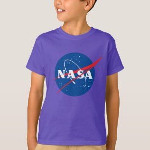 Iconic NASA Kids’ Nebula Purple T-Shirt (XS–XL)