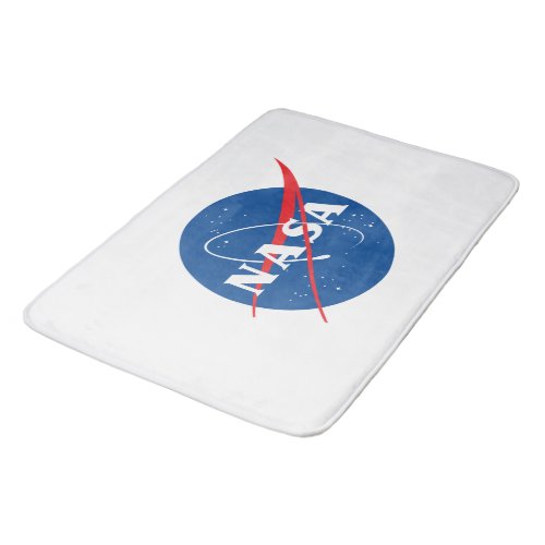 Iconic NASA Large Bath Mat Rocket White