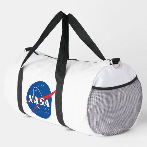 Iconic NASA Large Duffel Bag Rocket White