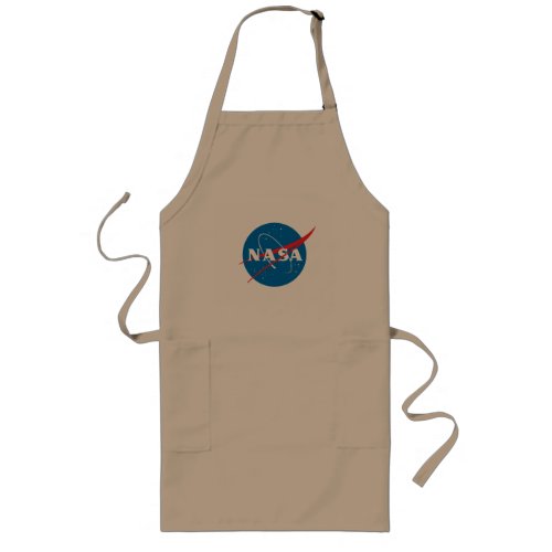 Iconic NASA Long Chef Apron Jupiter Beige