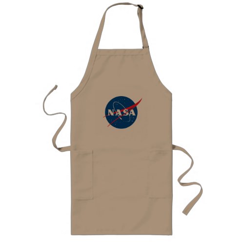 Iconic NASA Long Chef Apron Jupiter Beige