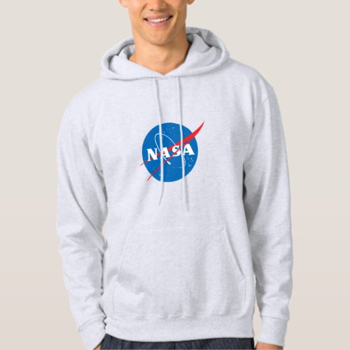 Iconic NASA Mercury Gray Hoodie S  3XL