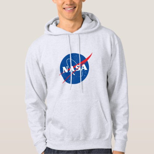 Iconic NASA Mercury Gray Hoodie S  3XL