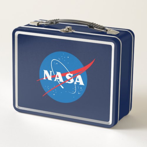 Iconic NASA Metal Lunch Box Night Sky Blue