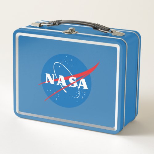 Iconic NASA Metal Lunch Box Uranus Blue