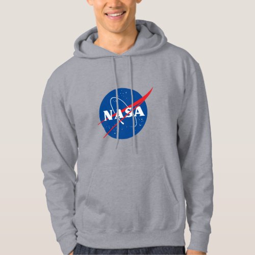 Iconic NASA Moon Gray Hoodie S  3XL