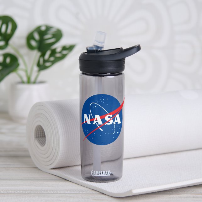 Iconic NASA Moon Tinted 20 oz Water Bottle (Yoga (Rotated))
