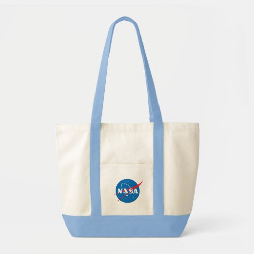 Iconic NASA Preppy Tote Bag Uranus Blue Trim