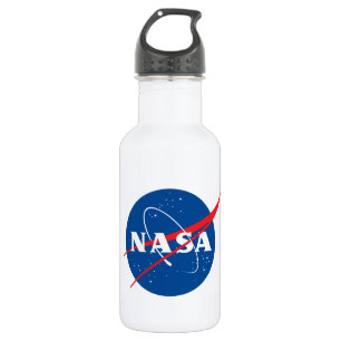 Iconic NASA Rocket White 18 oz Stainless Steel Water Bottle