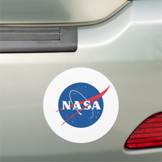 Iconic NASA Round Car Magnet (Everyday Value) (In Situ)