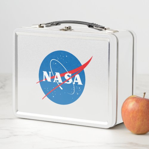 Iconic NASA School Lunch Box Metal