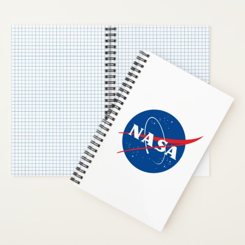 Iconic NASA Science Notebook Astro Black Spiral