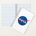 Iconic NASA Science Notebook (Mercury Gray Spiral)<br><div class="desc">IMPORTANT NOTICE:  NASA Insignia and identifiers provided and used with permission of NASA.</div>