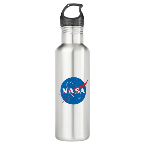 Iconic NASA Silver Steel Water Bottle 18 24 oz