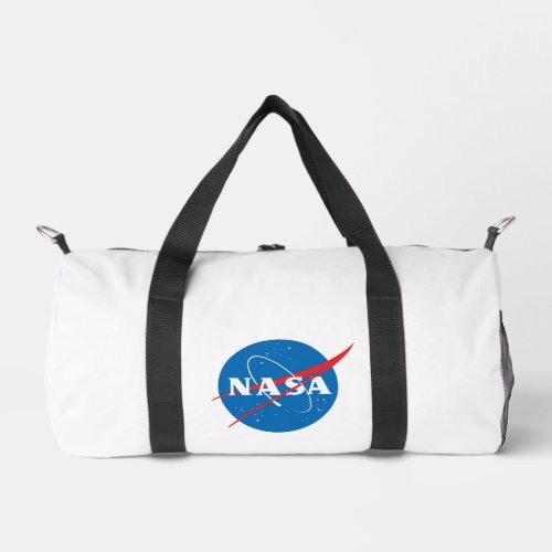 Iconic NASA Small Duffel Bag Rocket White