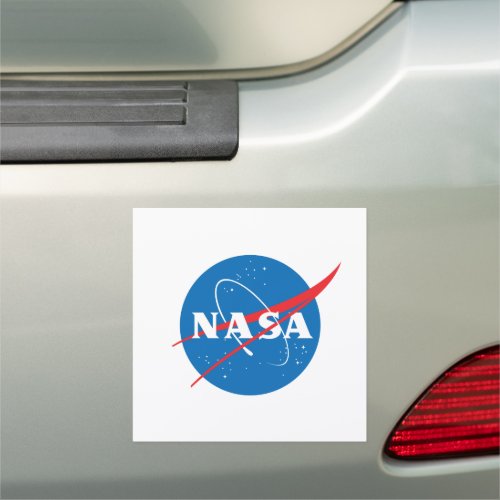 Iconic NASA Square Car Magnet Everyday Value