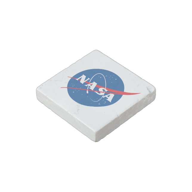 Iconic NASA Square Geo Primed Marble Magnet (Angled)