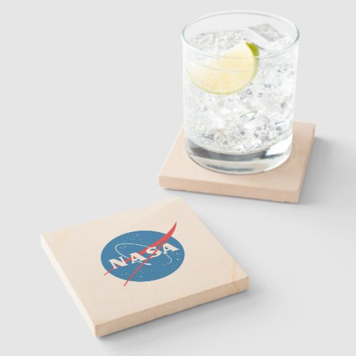 Iconic NASA Square Geo Sandstone Coaster