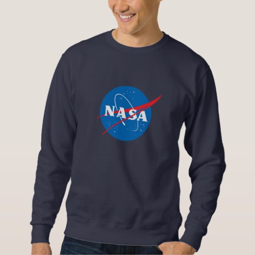 Iconic NASA Sweatshirt Night Sky Blue